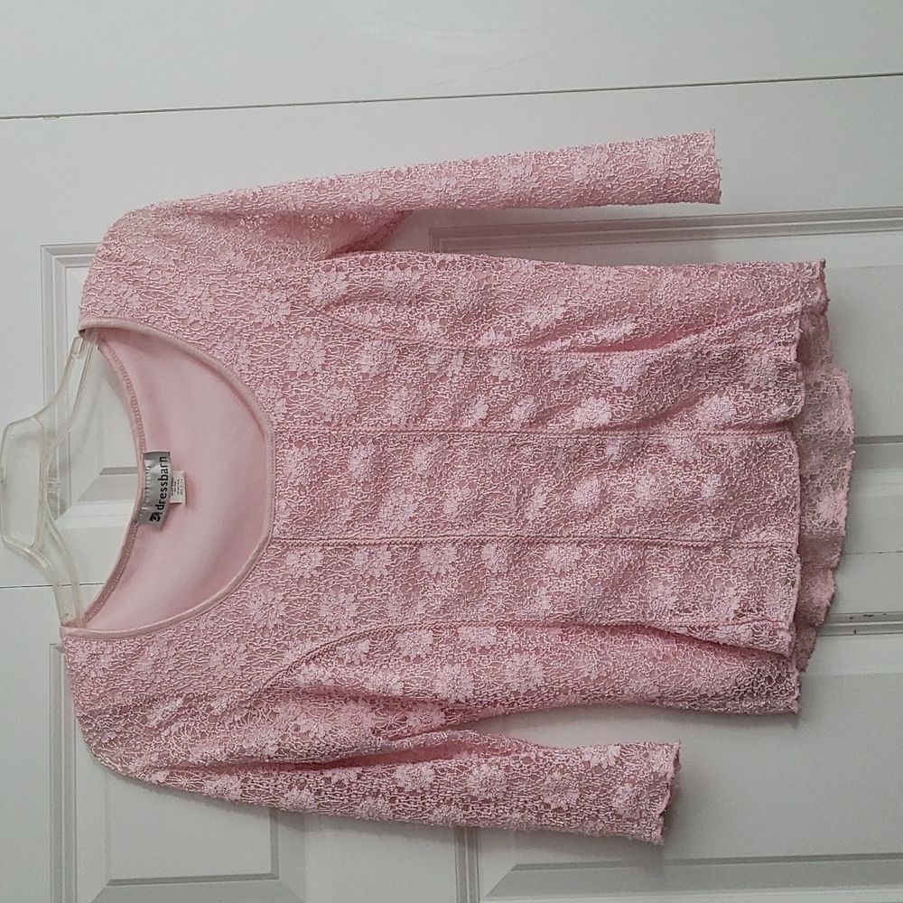 Dressy blouse with floral pattern